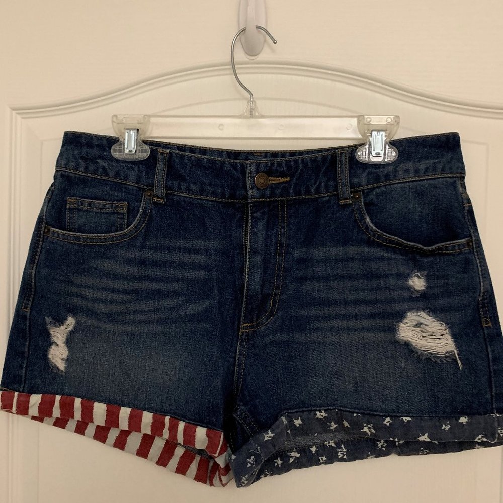 4th of July high rise shorts